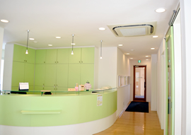 むらさきの歯科医院・受付