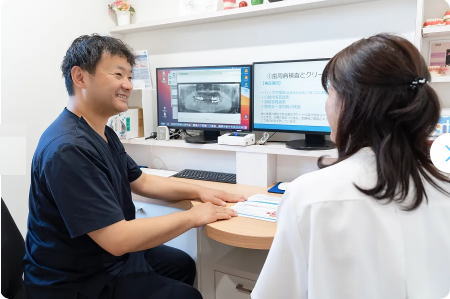 丁寧なカウンセリング 丁寧なカウンセリング