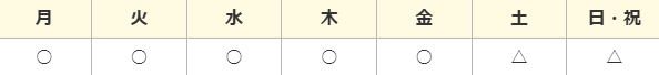 診療時間 診療時間