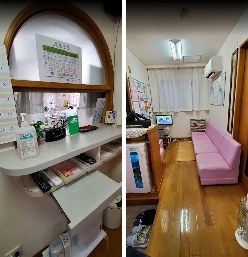 受付と待合室 受付と待合室